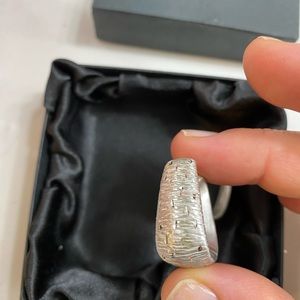 Silver earrings from Rue La la